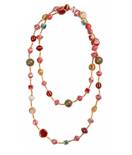 Haitian Hand-Beaded Necklace