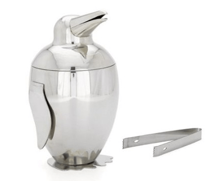 Penguin Ice Bucket With Tongs