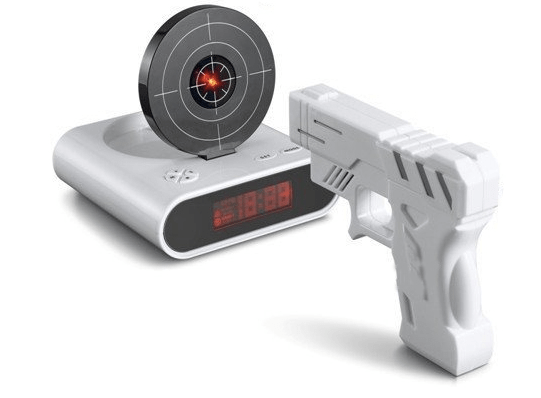 Gun Digital Alarm Clock