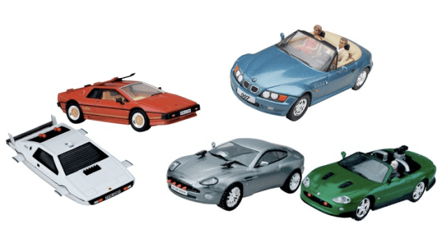 James Bond Model Car Kits
