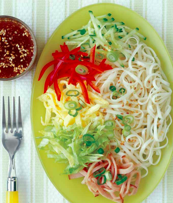 Japanese Cold Noodle Chef Salad