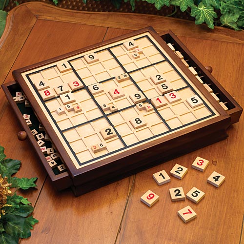 Wooden Delux Sudoku Board Game