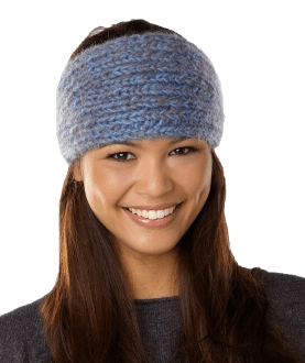 YAK Apparel Blue Melange Head Wrap