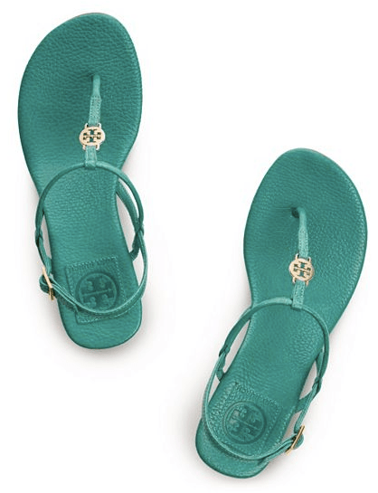Tory Burch Emerald Sandals
