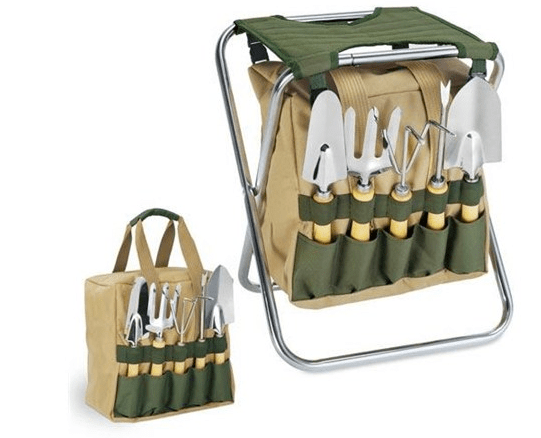 Gardener Seat and Tool Valet