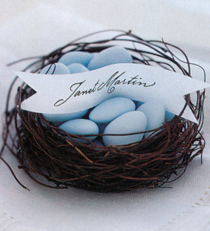 Birds Nest Wedding Favors