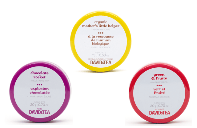 DAVIDsTEA Travel Tins