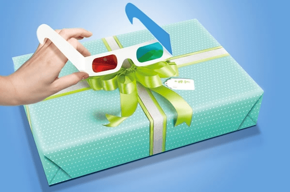 Lazy Bows 3D Wrapping Paper