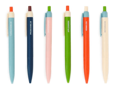 Colorblock Pen by Poketo