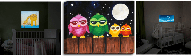 DiaNoche Designs Children's Illuminated Wall Art