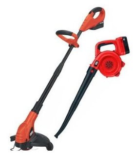 Black & Decker NCC218 18-Volt Cordless Trimmer and Sweeper Outdoor Combo Kit