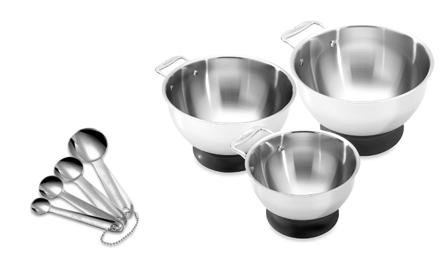 All-Clad Mixing Bowls and Measuring Spoons