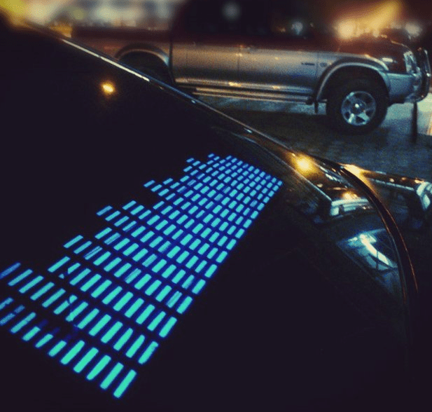 Music Actived LED Equalizer Car Sticker