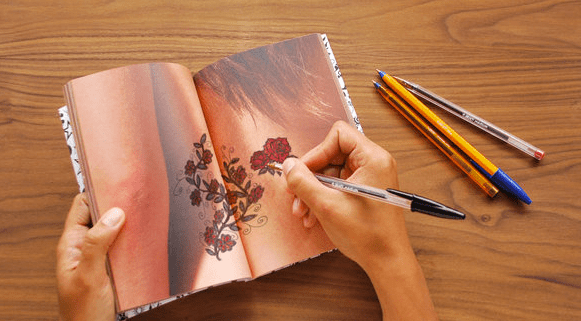 Suck UK Tattoo Notebook