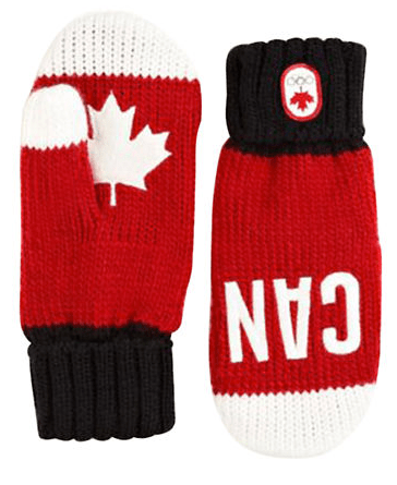 OLYMPIC COLLECTION 2014 Snow Top Red Mittens