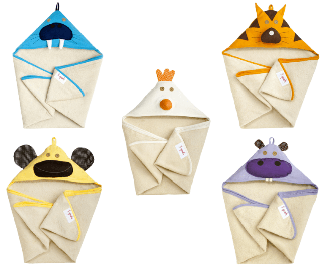 3 Sprouts Hooded Towels