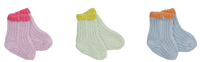 Indigo Cozy Knit Socks