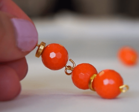 Designher Kit Orange Beaded Necklace