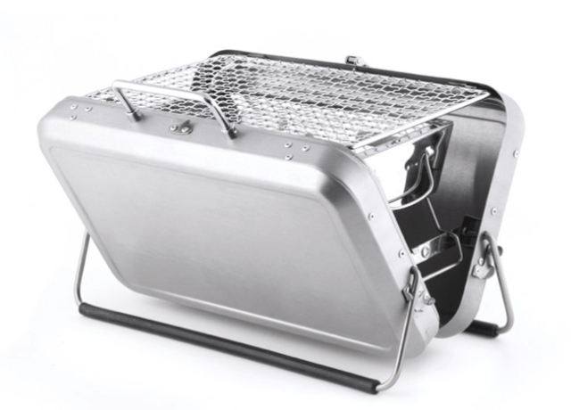 Kikkerland Portable BBQ Grill Briefcase