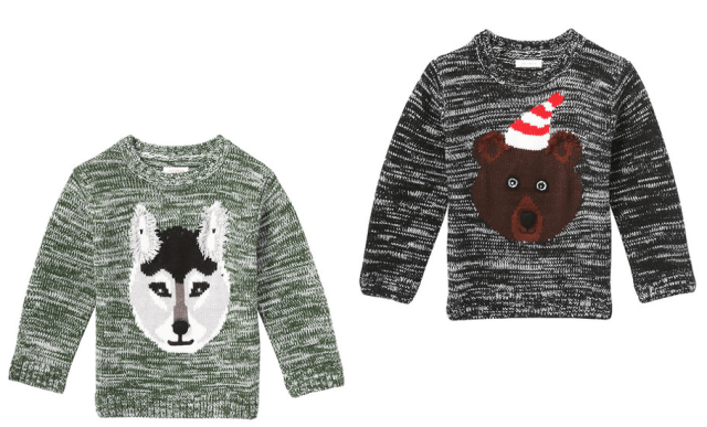 Joe Fresh Boys Animal Sweaters