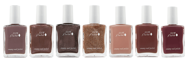 100% Pure Ombre Nail Polishes