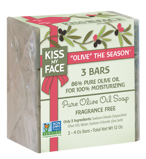 Kiss My Face Olive The Season Soap Gift Set