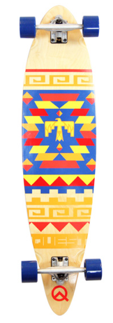 Quest 41-inch Tribes Longboard Skateboard