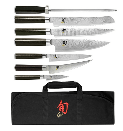 Shun Classic 8-Piece Student Knife Set