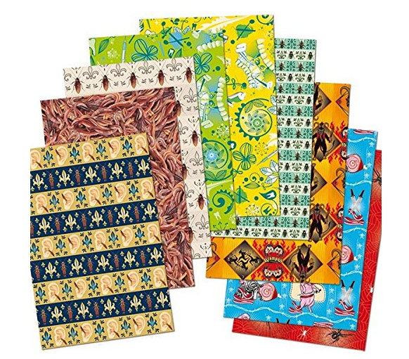 Accoutrements Creepy Wrapping Paper Book
