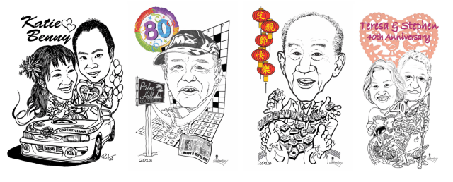 Pinhead Guy Caricatures