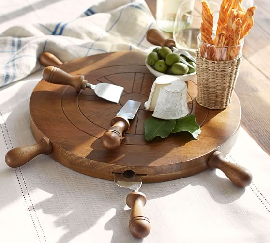 Ship's Wheel Cheese Board