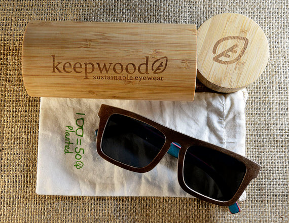 Keepwood Skateboard Wood Sunglasses