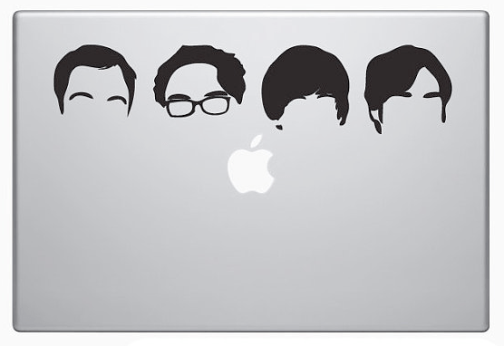 Big Bang Theory Laptop Decal