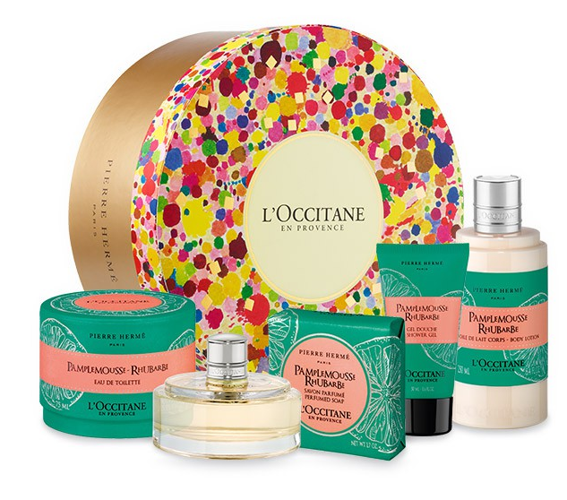 L'Occitane Pierre Herme Pamplemousse Rhubarb Star Gift Set