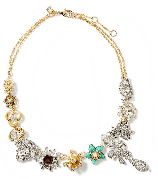 Faded Grandeur Brooch Necklace