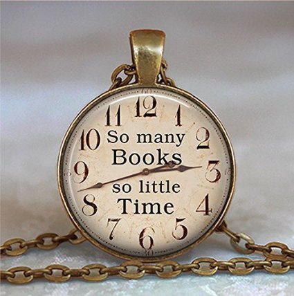 So Many Books Necklace