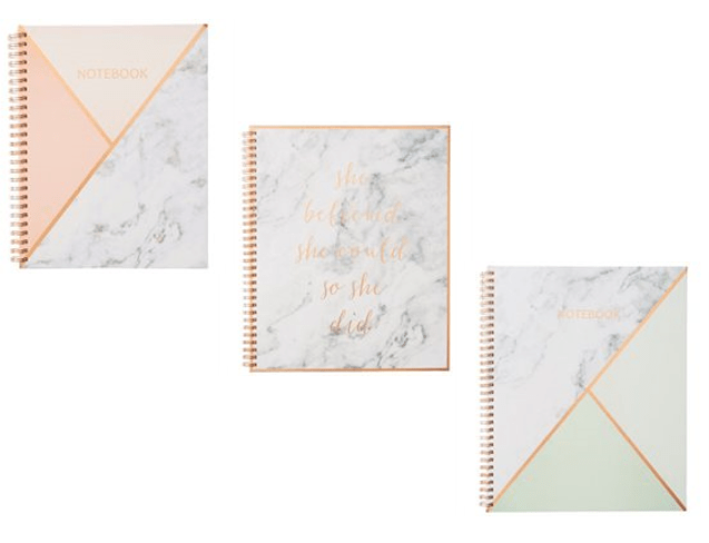 Indigo Marble Notebooks