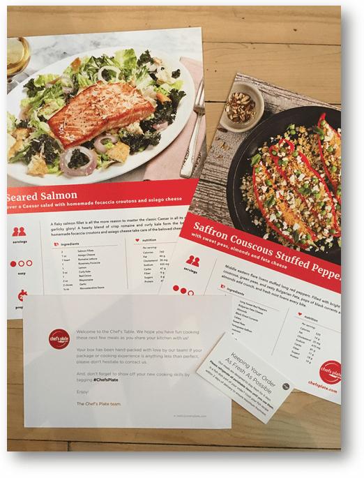 Chef's Plate Recipes