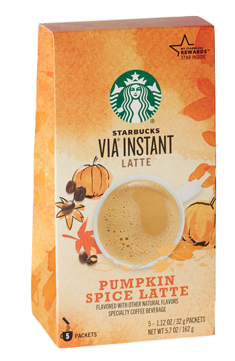 Starbucks Via Instant Latte Pumpkin Spice