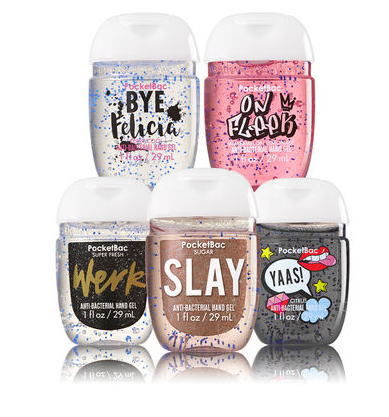 Bath and Body Works Edgy Hand Sanitizers