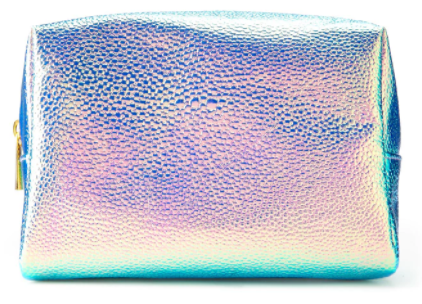 Holographic Pebbled Makeup Bag