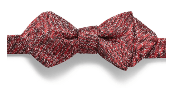 Simons Metallic Pixel Bow Tie