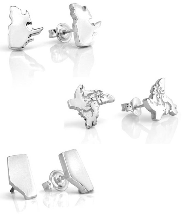 Sterling Silver Province Earrings