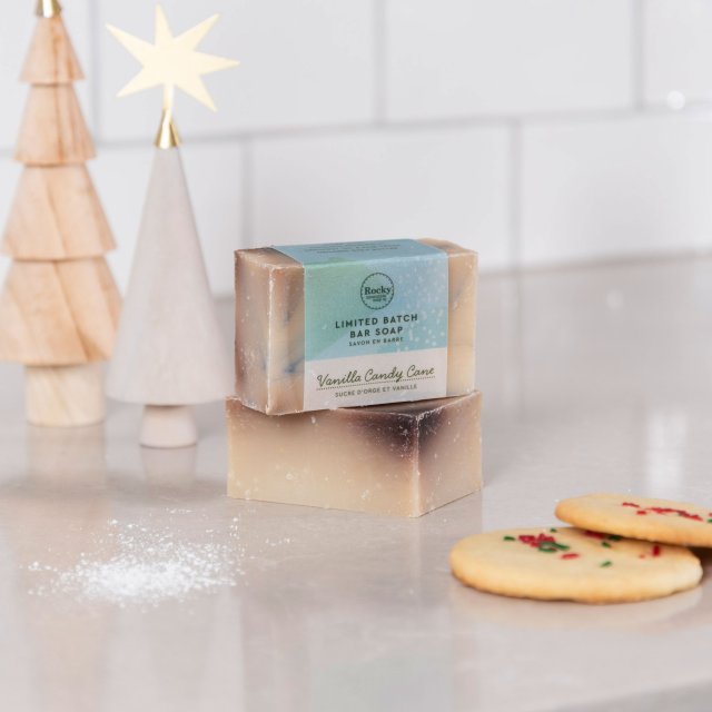 Vanilla Candy Cane Soap